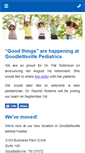 Mobile Screenshot of goodlettsvillepediatrics.com